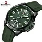 Original NAVIFORCE New Quartz Watch for Men Waterproof Silicone Strap NF9215T