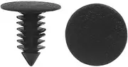 uxcell 50PCS 9mm Hole Plastic Push Screw Rivet Panel Fixings Bumper Clips for Car Auto Vehicle