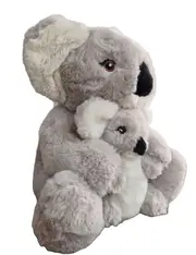 Koala Mum & Baby Plush Soft Toy Eco Buddies CA Australia