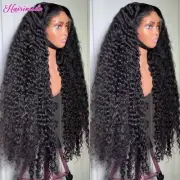 200% Brazilian 30 34 Inch Curly HD Lace Frontal Wigs 13x4 13x6 Loose Deep Wave
