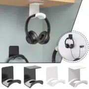 Headphone Storage Wall Mount Holder Headset Tidy Hanger Stand Hook P1G8