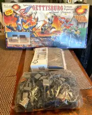 1995 BMC Toys Authentic Gettysburg Action Figures and Playset NEW in Sealed Bags