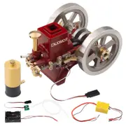 ENJOMOR 6cc Antique Red Hit and Miss Gas Engine Working Model Red