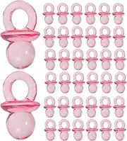 JOINPAYA DIY Shower Game Supplies 200pcs Mini Pacifiers Acrylic Beads Gender Reveal Decor