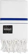 PLUSHCRAFT 100% Pure Cotton White Towel - Soft, Absorbent & Quick-Dry| 30 * 50 inch |
