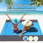 Outdoor Sand Proof Beach Mat Sand Free Picnic Blanket Travel Blanket 210*200cm .