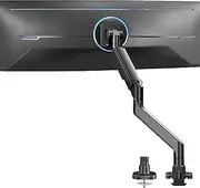 VIVO Heavy Duty Ultrawide Monitor Arm for 57 inch Screens up to 59.4 lbs, Desk Mount TV and Monitor Stand Designed for Samsung Odyssey Ark, Neo G9, ViewFinity S9, and More, Black, STAND-GT57