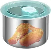Ghjkldha Stainless Steel Snack Box - Metal Toddler Snack Containers With Lids,Space-Saving Stackable Meal Stosrage Prep Daily Use For Kids' Snacks And Meals Small Food Portions School Daycare