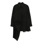 [Yohji Yamamoto] Draped Blouse