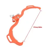 Heavy Duty 2 Claw Timber Log Lifting Tongs 30" For Timber Log Claw Hook Red Claw