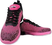 [EMAX Bowling Service GmbH MAXIMIZE YOUR GAME] Bowling Shoes - Aloha HexaGo - Bowling Shoes for Women, Men and Youth - for Right and Left Handed Users, Pink Black, 37 EU