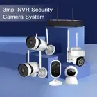 US Plug 3MP Wireless Security Camera System 8CH NVR 4Pcs Home Outdoor WiFi S Kit