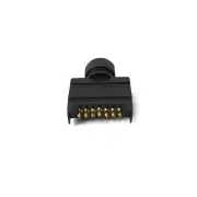 Elinz Trailer Plug 7 PIN Flat Plastic Connector Adaptor Socket Car Caravan Boat 1x