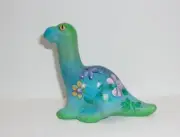Fenton Glass Blue Whimsy Delight Dinosaur Figurine Ltd Ed GSE #11/42 K Barley