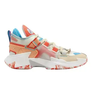 Nike 籃球鞋 Jordan Why Not Zer0 5 PF 男鞋 橘 白 撞色 拼接 喬丹 運動鞋 DC3638-158 [ACS 跨運動]