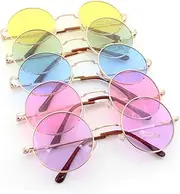 [WRITWAA] Sunglasses Womens Glasses Women Glasses Gafas Mujer Sol Round Retro Glasses Round Glasses Circle Glasses Miss Fass Fluorescence