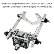 Aluminum Engine Mount w/ Clutch for 26 29 30CC Zenoah Gas Marine Engine RC Boat