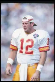 Quarterback Trent Dilfer Tampa Bay Buccaneers looks on during a- 1994 Old Photo