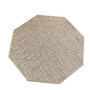 4Pc Non-slip Table Placemat PVC Coaster Insulation Pads Mats Home Dining Restaurant Octagon Hollow Coaster Cup Coffee Mats