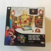 NEW Nintendo The Super Mario Bros. Movie Donkey Kong Stadium Action Figure Plays