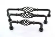 Provincial kitchen cabinet handles Matt Black Cupboard door pull Drawer bathroom