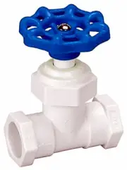 PVC Solvent Weld Stop Valve, Schedule 40, 1/2-In. -105-403