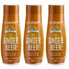 3x SodaStream Classics Ginger Beer 440ml/Sparkling Soda Water Syrup Drink Mix