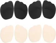 LALAFINA High Heel Pads Inserts Non-skid Forefoot Cushion Comfortable Heel Pads for Women 4 Pairs
