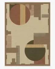 305' x 425' | Machine Washable Runner Rug | Kid & Pet Friendly | Indoor Rug | Architectural Digest Maha Natural Clay Rug | Ruggable