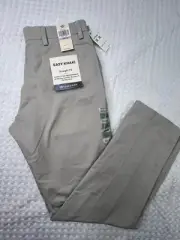 NWT Mens DOCKERS Easy Khaki Pants 32 x 32 Classic Fit Flat Front Slacks Beige