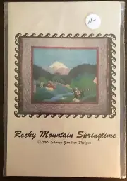 Rocky Mountain Springtime Appliqued Quilt PATTERN ONLY by Shirley Gardner Design