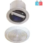 7-Inch Bladeless Ceiling Exhaust Fan - 50 CFM for Kitchen & Bathroom Efficiency