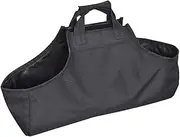 CHILDWEET Camping Firewood Bag Canvas Carrier with Hand Strap Open Design for of Logs Firewood for Outdoor Camping BBQ