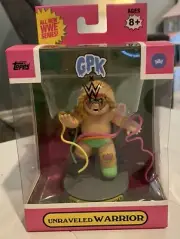 Garbage Pail Kids Topps GPK x WWE Ultimate Unraveled Warrior Figurine.