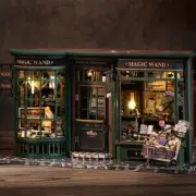 Magical Doll House Miniature Doll DIY Assembly Building Model Kit toys gift