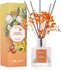 Reed Diffuser Set,3.38 Fl Oz (100 Ml) - Coconut&Pineapple Oil Diffusers with 8 R