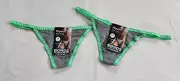 Bonds WUWWA KSA Ladies Hipster Mini Gee G-String Brief 2 Pack Size 16 New