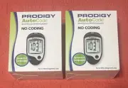 Prodigy AutoCode Glucose Meter Kit No Coding required 2 kits NEW