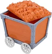 Abaodam Mineral Car Pirate Chest Pirate Chest Mining Cart Mining Treasure Chest for Trolley Treasure Chest Plastic Orange
