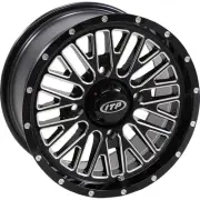 Itp 1422736731B Momentum Wheel - 14x7 - 5+2 (+30mm) Offset - 4/156 - Black/Mille