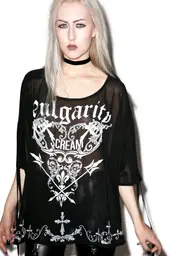 Vulgarity Flock Poncho