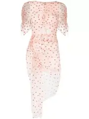BNWT ALICE MCCALL 'Stardust' Ruched Midi Dress - Size 12 - $425