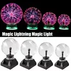 Electric Magic Static Plasma Ball Lava Globe Night Light Lamp Touch Light USB