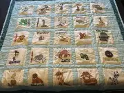 Handmade ABC Animals Quilt
