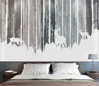 3D Forest Elk Wallpaper Wall Mural Removable Self-adhesive 1058
