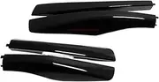 Compatible with RX300 RX350 RX400h 2004 2005 2006 2007-2009 Black 4Pcs Roof Rack Bar Rail End Protection Cover Trim Car Accessories