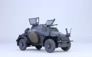 (Pre-Order) German SdKf 222 Leichter Panzerspähwagen 4X4 1:35 Pro Built Model
