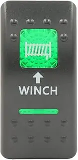 Switch Boss Winch Out (Arrow Up) Rocker Switch Cover Only - Green
