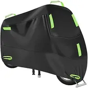 Motorbike Cover Motorcycle Cover for XT 250 1980-2024, Motorbike Cover Outdoor Moped Cover Motorcycle Rain Cover, Protection(Green/C)