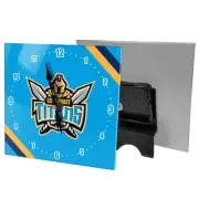Gold Coast Titans Mini Glass Clock